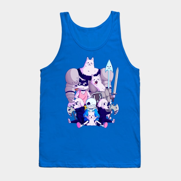 Undertale dogs Tank Top by watermelonium